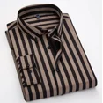 thumbnail image 4 of Camisa Con Estampado De Rayas Para Hombre Stylish Slim Fit, 4 of 8