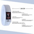 thumbnail image 6 of Fadi Sports Durable Solid Martial Arts Belt for Karate Taekwondo Judo Aikido – Adjustable – White – 0, 6 of 7