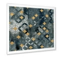 thumbnail image 2 of Designart 'Geometry Golden Stars With Intersecting Circles' Modern Framed Art Print, 2 of 4