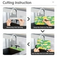 thumbnail image 5 of Bright Garden Flowers Quick Dry Silicone Algae Faucet Pad 14.7x5.4in 2 Pack Absorbent Mat for Kitchen Sink, Bathroom Countertop, 5 of 10