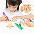 thumbnail image 5 of HONMEET Rodshake 200pcs Unfinished Mini Wood Stars Decorations for Wedding Crafts, 5 of 5