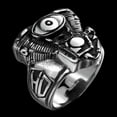 thumbnail image 6 of EOEMY Stainless Steel Punk Antique Gothic Biker Tribal Ring Black Men'S Unisex B199-9, 6 of 9