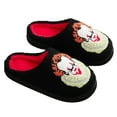 thumbnail image 5 of ZELAND Funny Clown Horror Movie Cotton Slippers for Men & Women - Warm, Anti-Slip, Cartoon Plush House Shoes for Halloween/Christmas, 5 of 5