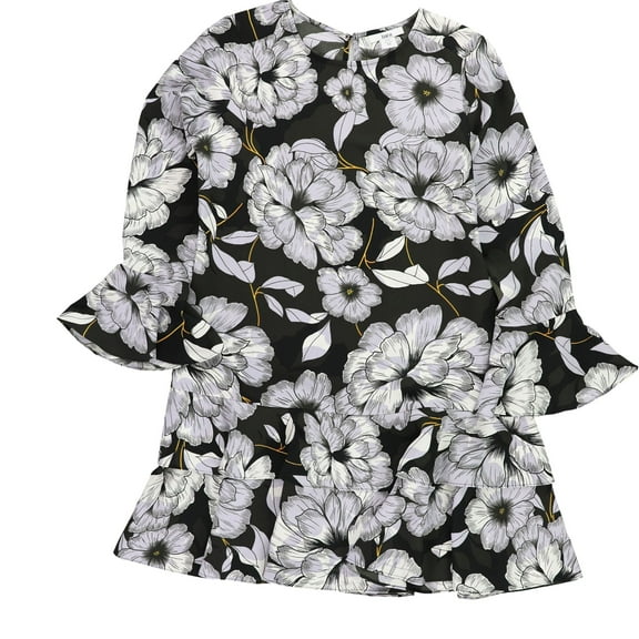 bar III Womens Floral-Print Mini Dress, Multicoloured, Small
