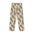 thumbnail image 3 of Lsque Cowboy Christmas Trees Print Men's Pajama Pants, Lounge Pant - Comfortable Home Wear,Elastic Waistband, Stylish Design-Large, 3 of 9