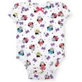 thumbnail image 5 of Disney Minnie Mouse Girl's 5-Piece Short Sleeve Baby Bodysuit Onesie Set, 5 of 6