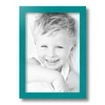 thumbnail image 2 of ArtToFrames 9" x 13" Aqua Picture Frame, 9x13 inch Green Wood Poster Frame (WOM-4428), 2 of 8