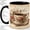 Black, variant on Vintage Rose Tea Accent Mug, 11oz Ceramic Coffee Cup for Writers