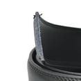 thumbnail image 5 of Guardung Timeless Mens Leather Belt With Automatic Buckle - Exquisite Craft And Soft Texture Ratchet Belt Blue Carbon Grain 60 Brown+Yellow, 5 of 6