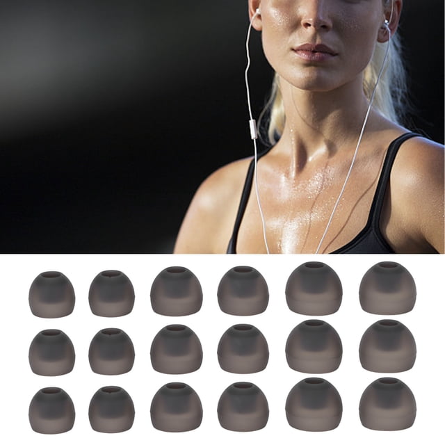 Earphone Tips,36pcs Silicone Earbud Tips Silicone Earbud Tips Silicone Eartips Maximized Efficiency