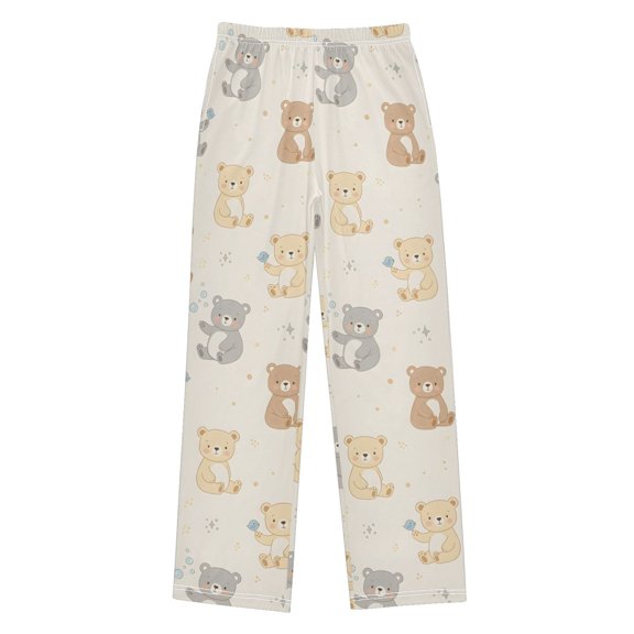 joogoo Cute Bears Pajama Pants Pj Bottoms Sleepwear Lounge L