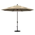 thumbnail image 2 of California Umbrella SDAU118117-5476-DWV Parasol de Marché Rond en Aluminium de 11 Pi, Sunbrella Heather Beige, 2 of 2