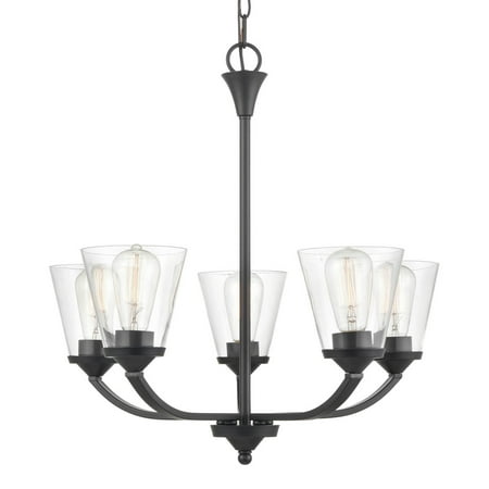 

Millennium Lighting 9105 Josleen 5 Light 24 Wide Chandelier - Black