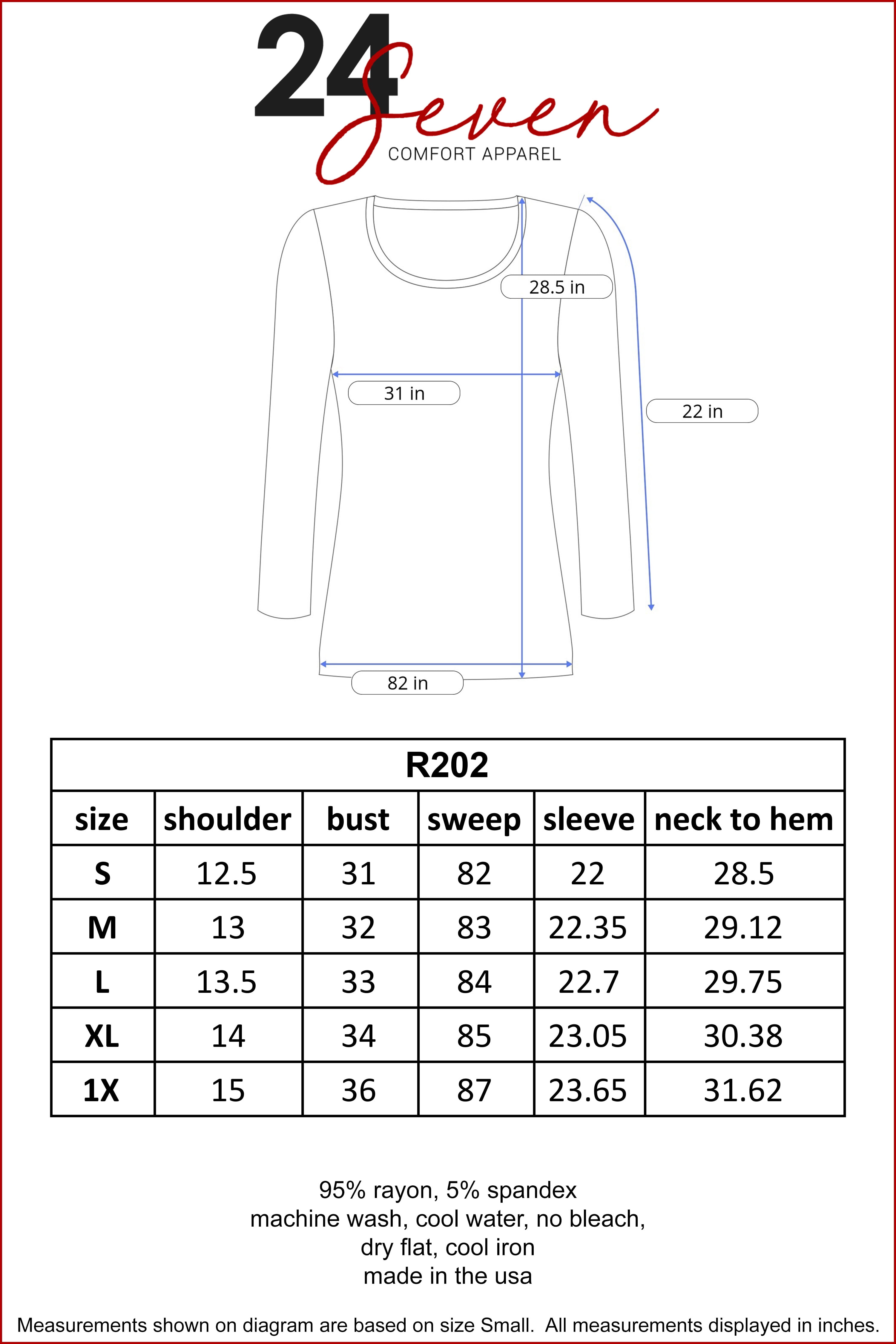 Women's Long Sleeve Scoop Neck Tunic Top