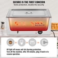 thumbnail image 4 of VEVOR Commercial Electric Food Warmer Countertop Buffet 1*19Qt Pan Bain Marie, 4 of 9