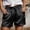 E-504Dark Gray, variant on FAOWME Womens Casual Shorts Flat Front Drawstring Elastic Waist Solid Color Comfortable Lightweight Shorts With Pockets For Everyday Wear,Black,L