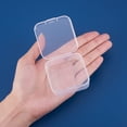 thumbnail image 4 of 6pc Square Plastic Bead Storage Containers Clear 5.4x5.3x2cm Inner Size: 5.1x5.05x1.5cm, 4 of 5