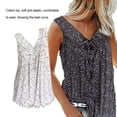 thumbnail image 3 of Guardurnaity Camiseta sin mangas con cuello en V Camiseta sin mangas para mujer Camiseta sin mangas para mujer Chaleco suelto Top de verano Prendas para la parte del cuerpo Blanco XL, 3 of 6