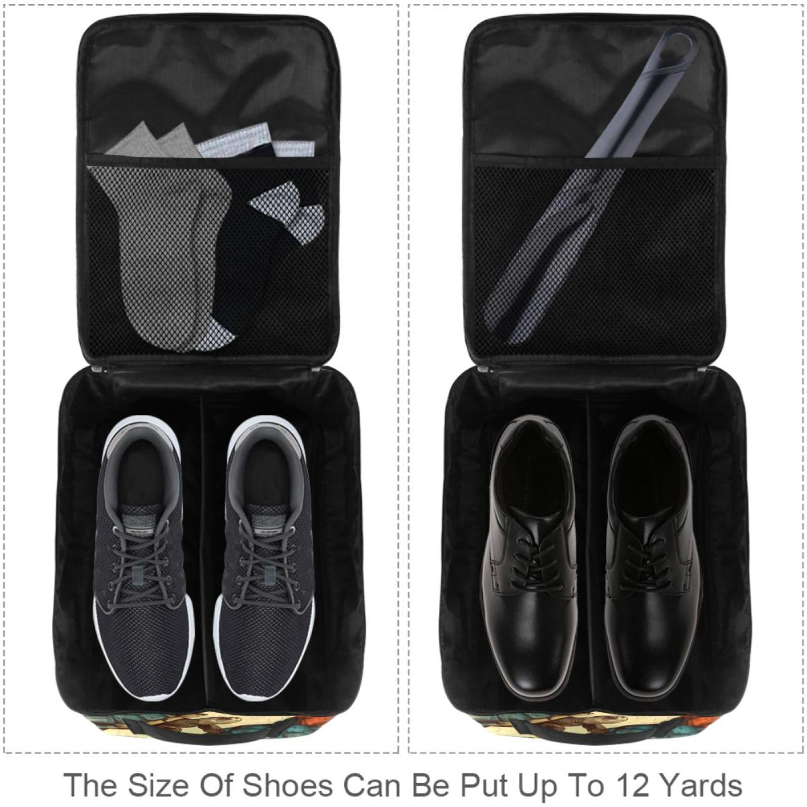 Turtle Polyester Shoe Box, 23x31cm/9x12in: Organizer & Storage Solution for Shoes, Accessories, and More