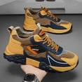 thumbnail image 2 of Zapatos de hombre Otoño e invierno Deportes Casual Zapatos de suela gruesa Moda de otoño e invierno para hombre Zapatos de moda que aumentan la altura y combinan con todo, 2 of 6