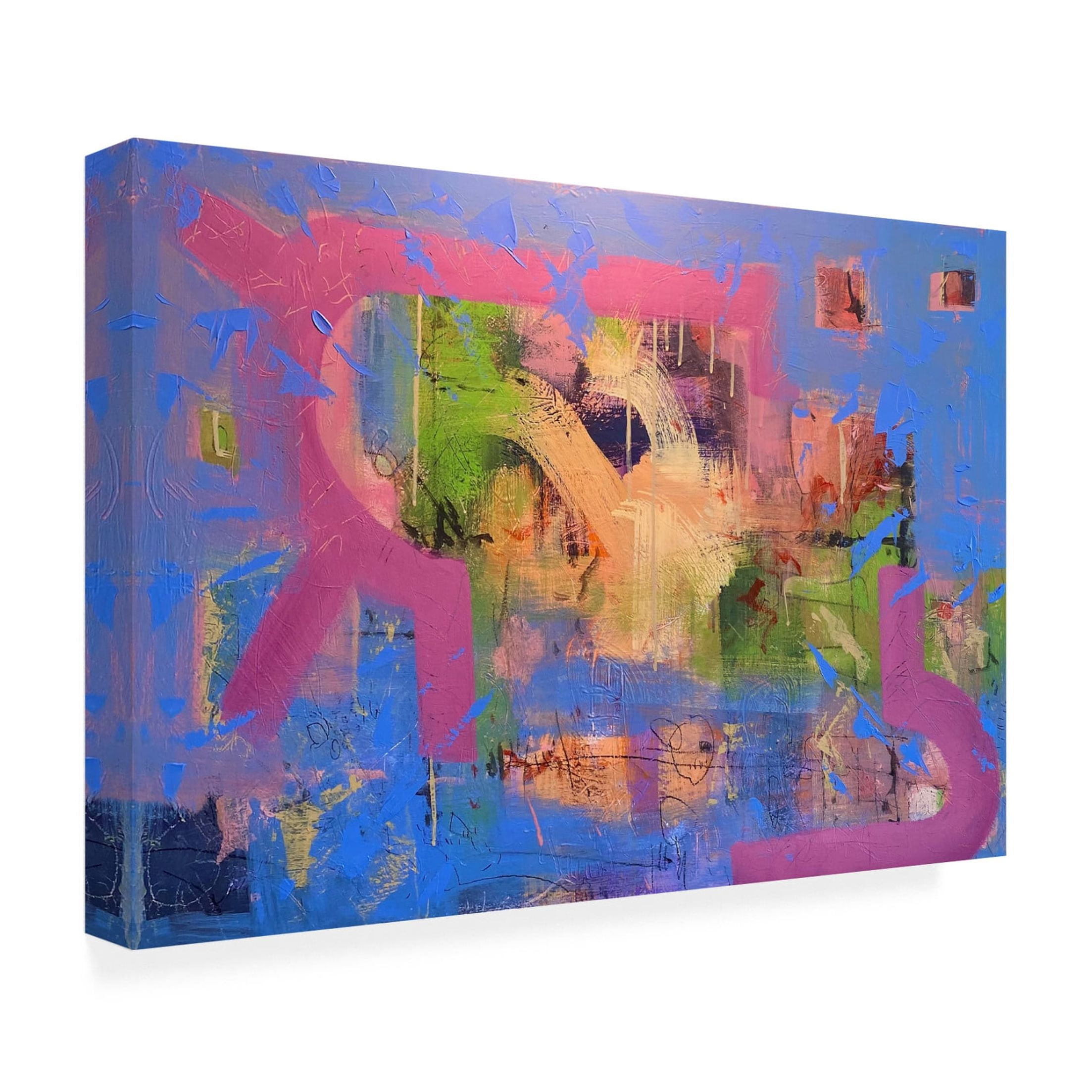 Canvas Wall Art - Randy Noble Fine Art 'Spiritual' Wall Art for Living Room, Bedroom, or Office Décor by Trademark Fine Art - 32 x 22 Inches