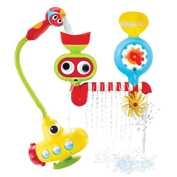 Bath Toy - Submarine Spray Station - Battery Operated Water Pump With Hand Shower And More