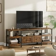 thumbnail image 1 of EDTara Metal Frame Tv Stand Offers Storage Drawers With Rustic Design, Creating a Modern Farmhouse Entertainment Cabinet for Your Living Room, 1 of 8