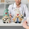 thumbnail image 3 of caiydramy Doctor Nurse Gnome Figurines Hospital Tabletop Decorations, School Nurse Day Gifts For Doctor, Office Desk Table Decor 4.7 Inch, 3 of 7