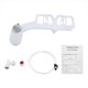 thumbnail image 1 of Rociador de agua fría individual para limpieza higiénica de inodoros Accesorio de bidé no eléctrico europeo de 3/8 pulg., 1 of 8