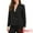 Black, variant on DARING DIVA Women's Double Breasted Long Sleeve Work Jacket Office Suit XS Black