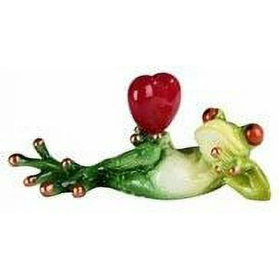 FC Design 6.5"W Lovely Tree Frog with Red Heart Statue Animal Decoration Figurine