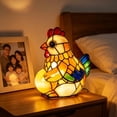 thumbnail image 6 of Homellea Vintage Resin Chick Night Light, Chick Table Lamp for Bedroom Decor, 3D Stained Resin Table Lamp, Cute Animal-Themed LED Accent Light, Gift for Pet Lovers, 6 of 9