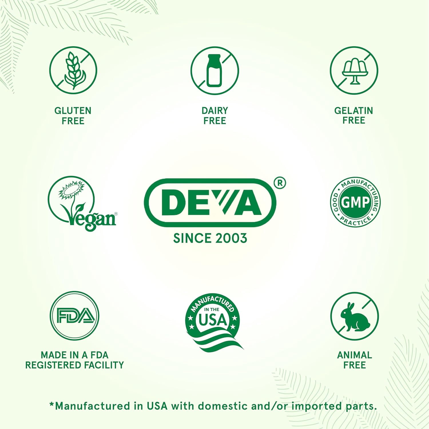 DEVA Vegan Glucosamine MSM & Chondroitin + Turmeric, CMO, Boswellia, Hyaluronic Acid & More, Improved Non-Animal Formula, 90 Tablets