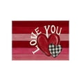 thumbnail image 2 of Fiudx Mantel Individual de San Valentín, Decoración de Mesa de Lino Conmovedora, Diseño Termoaislante, Ideal para Cenas Festivas, Idea de Regalo Ideal, Material Fácil de Limpiar, Juego de Una Sola Pi, 2 of 5