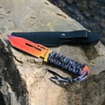 thumbnail image 5 of Dispatch 4.4" Blade Length,Multi-Color Fixed Blade, Hunting Knife, Camping Knife with Leather Sheath and Handle with Cord, 5 of 7
