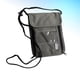 thumbnail image 3 of Cartera de viaje para colgar en el cuello, funda impermeable para pasaporte, tarjetero, bandolera para teléfono (gris), 3 of 8