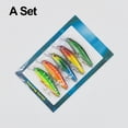 thumbnail image 1 of Yimiti 5Pcs Hard Fishing Lures Plastic Minnow Artificial Baits Set For Beginner Starter,A Set, 1 of 9