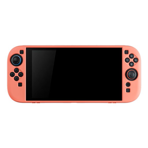 Silicone Protective Case Fit for Nintendo Switch 2 (2025), Soft Grip Cover with Ergonomic Design, Shock-Absorption & Anti-Scratch Compatible with Nintendo Switch 2, Orangae