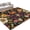 Beige Black Dark Orange, variant on Area Rugs 4'x6'. Orange Flower Carpet Runner Indoor Outdoor Rugs Home Decor Aesthetic, Sunflower Watercolor Plant Floral Leaf Non Slip Mats Washable Accent Rug for Living Room Bedroom