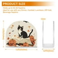 thumbnail image 4 of Yayeee Napkin Holder for Table Kitchen Paper Tissue Organization, Gray Cartoon Halloween Cat, 4 of 8