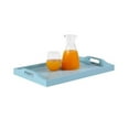 thumbnail image 3 of Convenience Concepts Designs2Go Plateau de Service en Finition Bois Bleu Mousse de Mer, 3 of 6