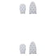 thumbnail image 1 of Toystoory 2 uds guantes de vapor para ropa algodón impermeable resistente al calor tabla de planchar almohadilla portátil accesorio de repuesto Azul blanco 2piezas, 1 of 6