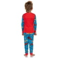 thumbnail image 3 of Hot Wheels Pajamas Toddler Boys' Turbo Charged Tight Fit 2-Piece Sleep Lounge Set, 3 of 7
