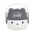 thumbnail image 1 of EZLIFE Fiambrera de plástico de doble capa con forma de oso y auriculares para niños Y4R0, 1 of 7
