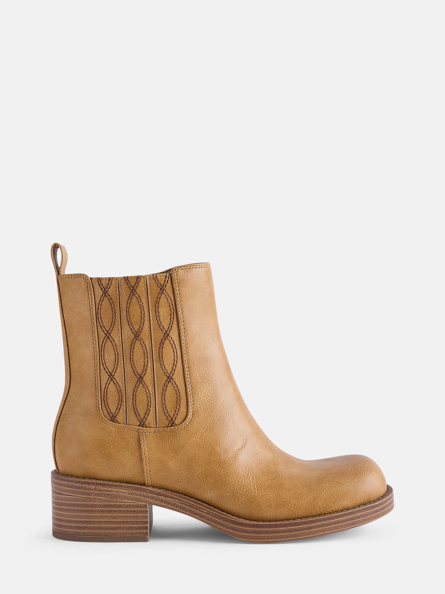 No Boundaries Women's Stitch Chelsea Booties