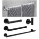 thumbnail image 3 of Juego de accesorios de baño Sunnimix estante de la barra de las toallas del baño Acero inoxidable 4 piezas, 3 of 8
