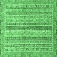 thumbnail image 1 of Ahgly Company Indoor Square Oriental Emerald Green Modern Area Rugs, 8' Square, 1 of 4