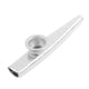 thumbnail image 1 of Metal Kazoos Instrumento Musical Viento Flautas Boca para Principiantes (Plata), 1 of 9
