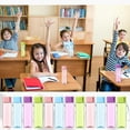 thumbnail image 6 of 30 Pcs Water Bottle Bulk 17 oz Plastic Sports Water Bottles for Kids Adults Reusable Leak Proof Portable Drink Container Large for School Classroom Travel Camping Fitness Office(Black), 6 of 7