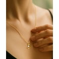 thumbnail image 4 of Moon Moonstone Necklace for Women, Sterling Silver Cats Eye Stone Gold Moon Pendant Neckalce Layered Necklace, Dainty Crescent Jewelry Graduation Birthday Christmas Gifts for Her Women Wife Mom, 4 of 11